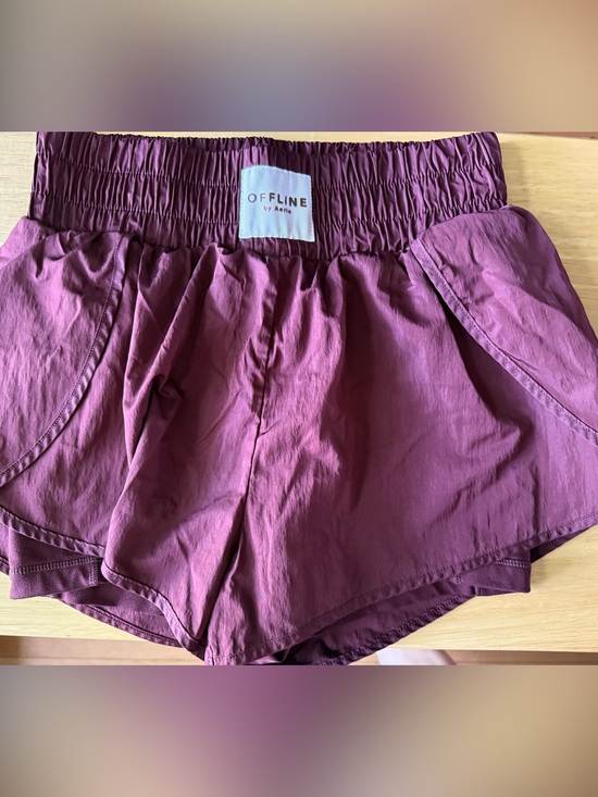 aerie Pants - Women’s Offline by Aerie the‎ hugger burgundy active shorts size medium